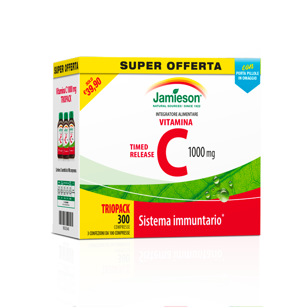 Vitamina C 1000 TR Promo TRIOPACK 3 x 100 cps
