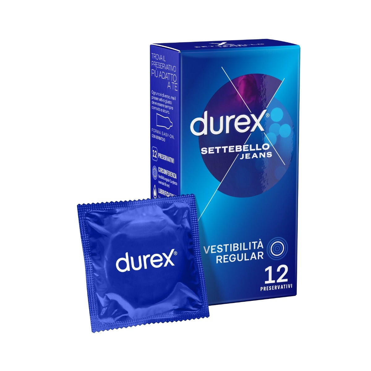 Durex Settebello Jeans Profilattico 12 Pezzi