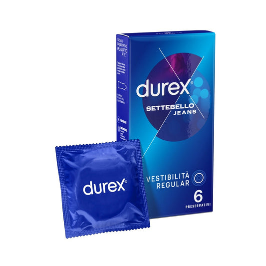 Durex Settebello Jeans Profilattico 6 Pezzi