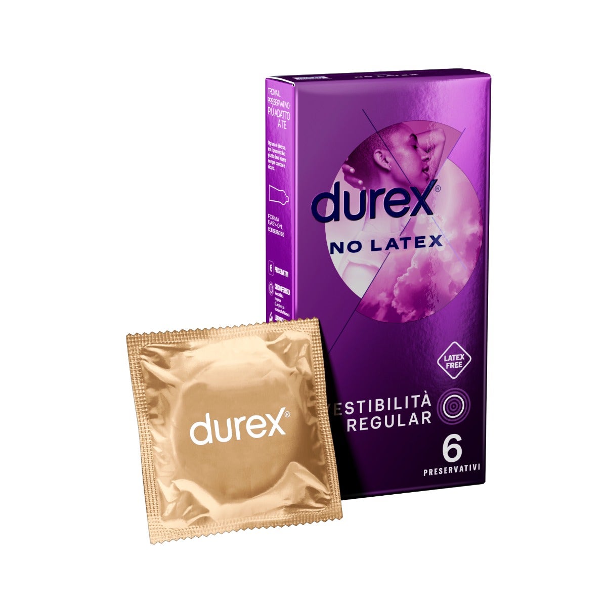 Durex No Latex Profilattico 6 Pezzi