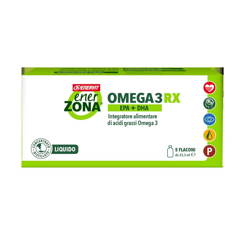 Enerzona Omega 3 RX Liquido 5 Flaconi