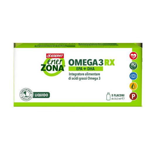 Enerzona Omega 3 RX Liquido 5 Flaconi