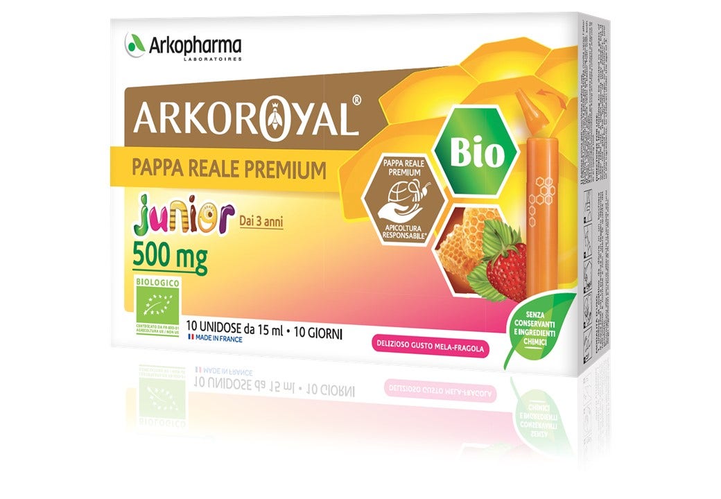 Arkopharma Arkoroyal Pappa Reale Bio Junior 500mg 10 Flaconi