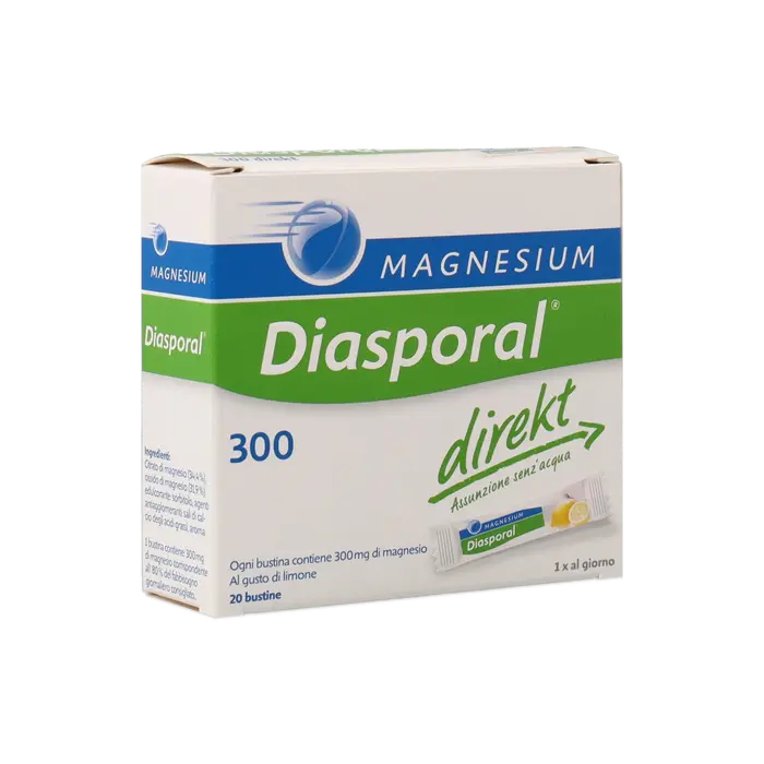 Magnesium Diasporal Limone 20 Bustine Polvere Orosolubile