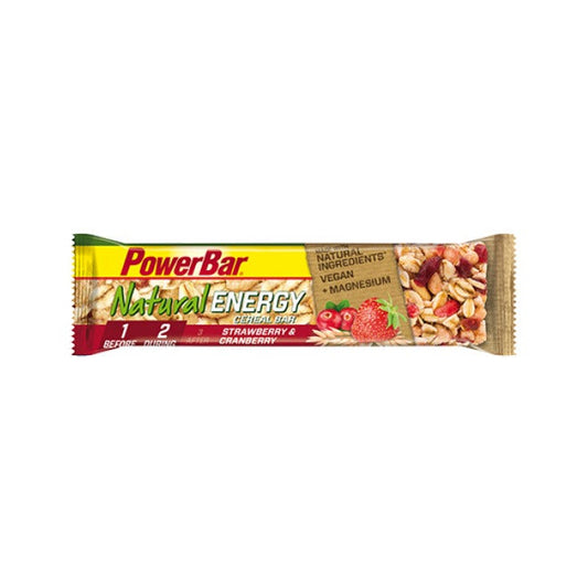 Powerbar Natural Energy Cereal Strawberry & Cramberry 1 Barretta 40g