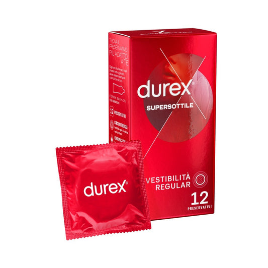 Durex Supersottile Profilattico 12 Pezzi