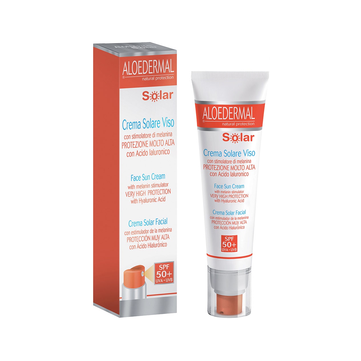 Aloedermal Crema Solare Viso SPF50+ 50ml