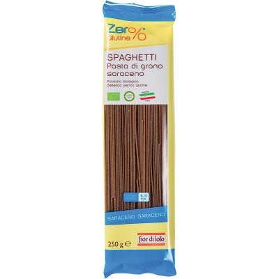 Zero% Glutine Spaghetti Di Saraceno Integrale Senza Glutine Bio 250g