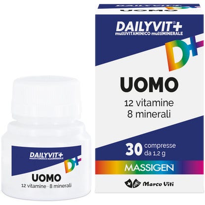 Massigen Dailyvit+ Uomo Multivitaminico E Multiminerale 30 Compresse Rivestite
