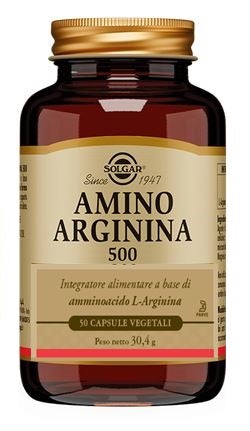 Solgar Amino Arginina 500 50 Capsule Vegetali