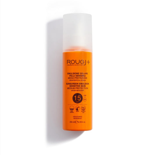 Rougj Solare Emulsione Pelli Sensibili SPF15 200ml