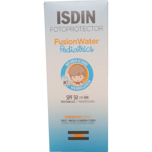 Isdin Fotoprotector Fusion Water Pediatrics Fotoprotettore Viso Bambini 50ml SPF50