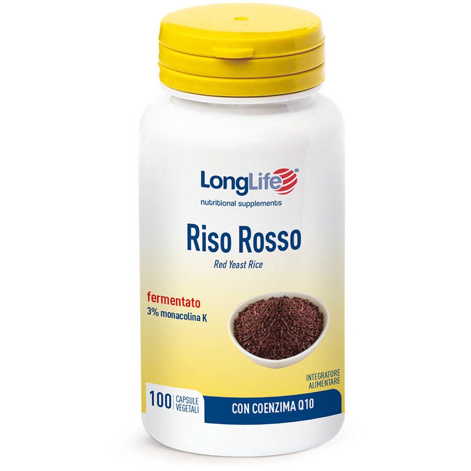 Longlife Riso Rosso 100 Capsule Vegetali