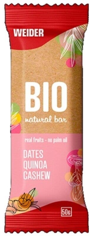 Weider Bio Natural Barretta Quinoa e Anacardi 50g