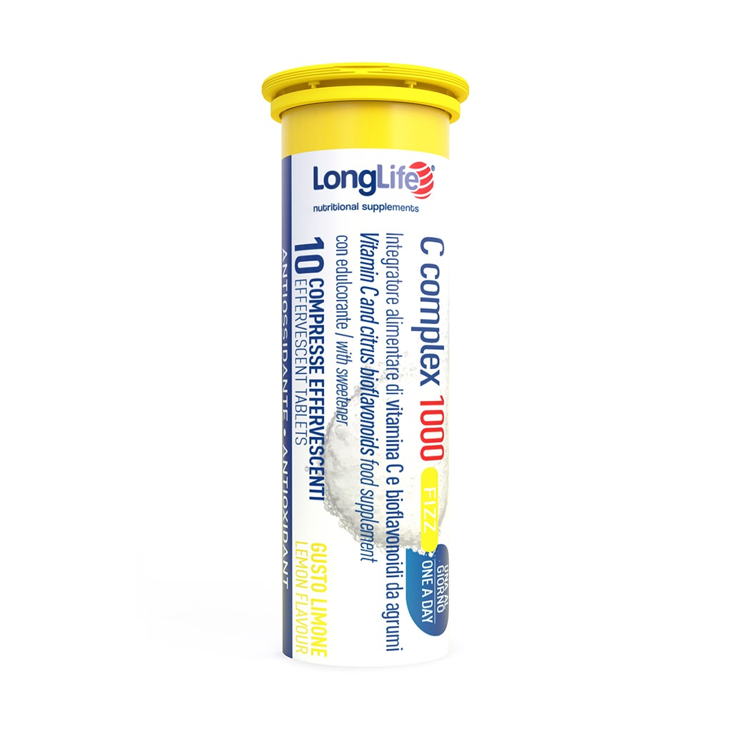 Longlife C Complex 1000 Fizz Limone 10 Compresse Effervescenti