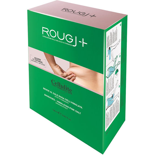 Rougj Trattamento Spa Bende Corpo Anti-Cellulite Al Sale Rosa Dell''Himalaya 2 Pezzi 120ml