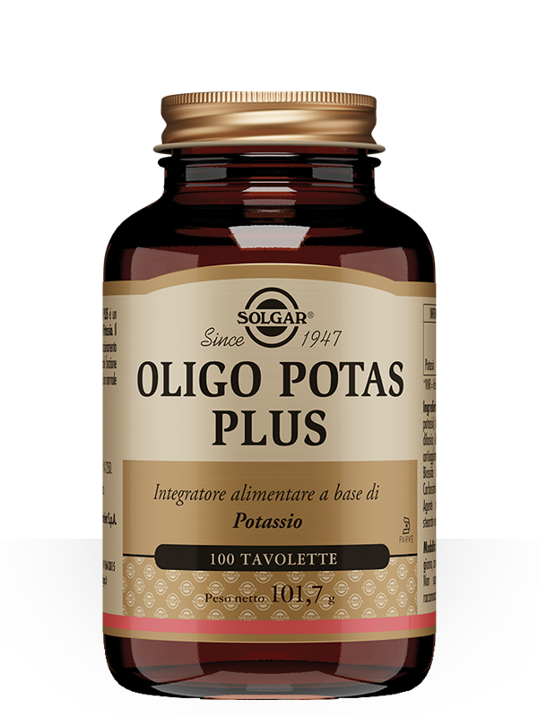 Solgar Oligo Potas Plus 100 Tavolette