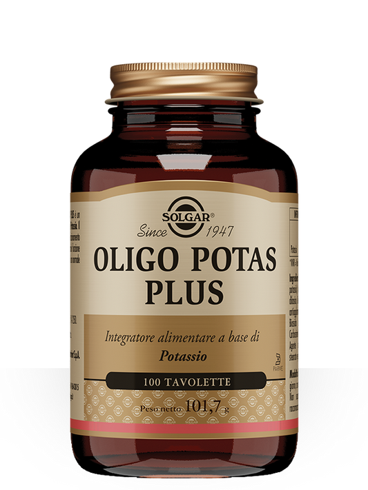 Solgar Oligo Potas Plus 100 Tavolette