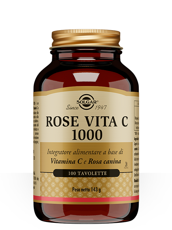 Solgar Rose Vita C 1000 100 Tavolette