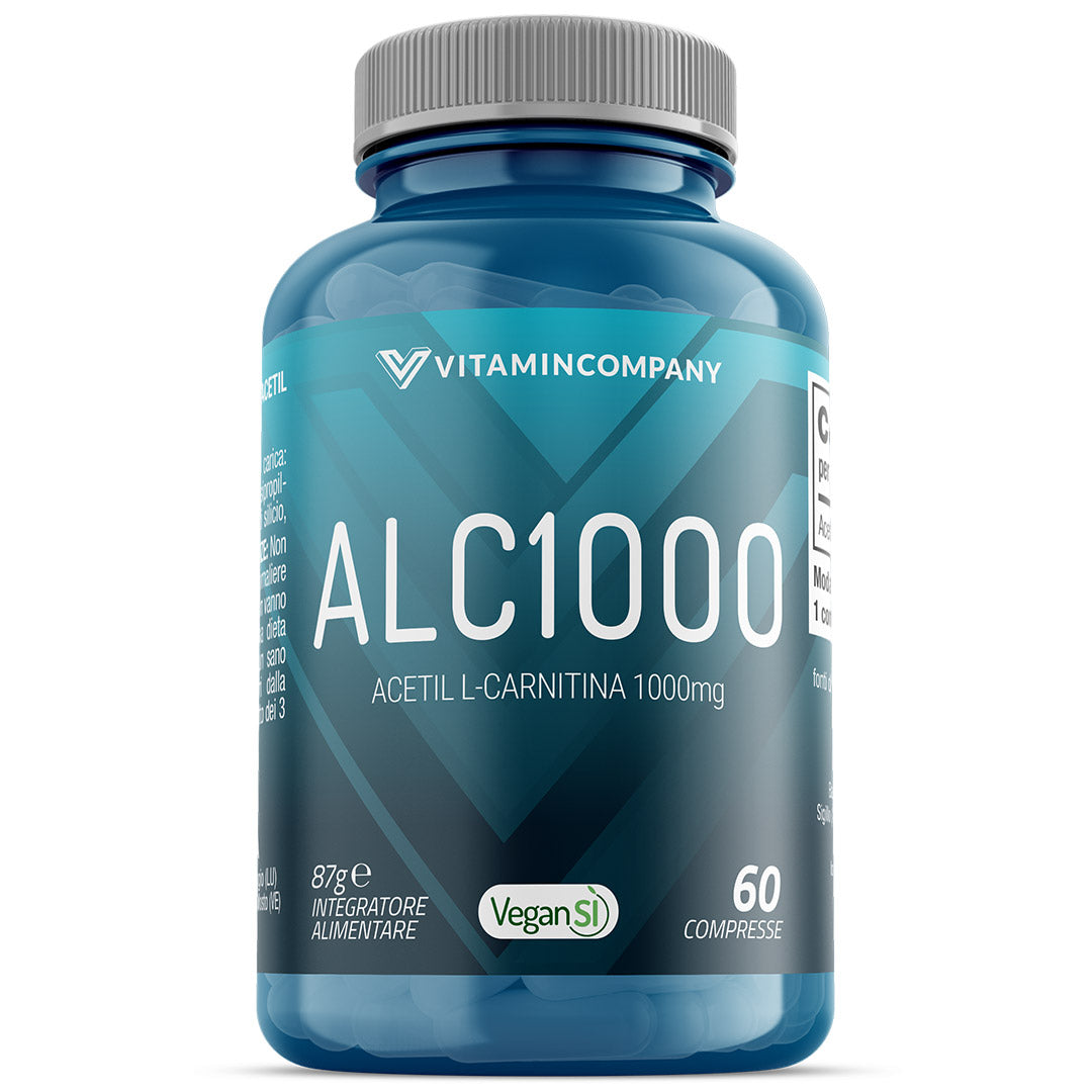 ALC 1000 (60cpr) - Carnitina metabolismo dei grassi | Vitamincenter ALC 1000 (60cpr) - Carnitina metabolismo dei grassi | Vitamincenter