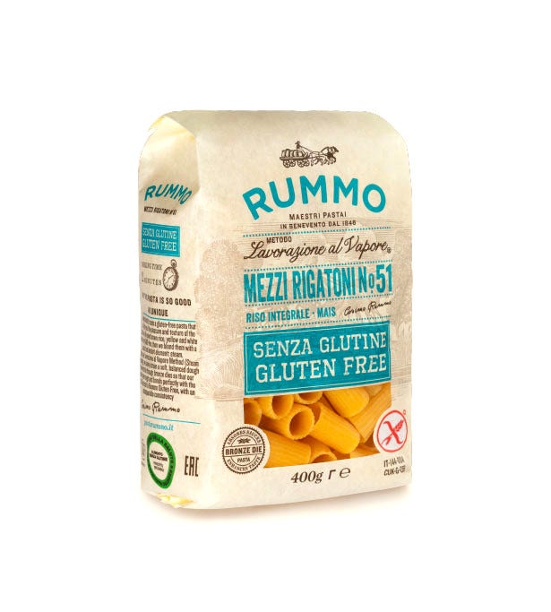 Rummo Mezzi Rigatoni Senza Glutine 400g