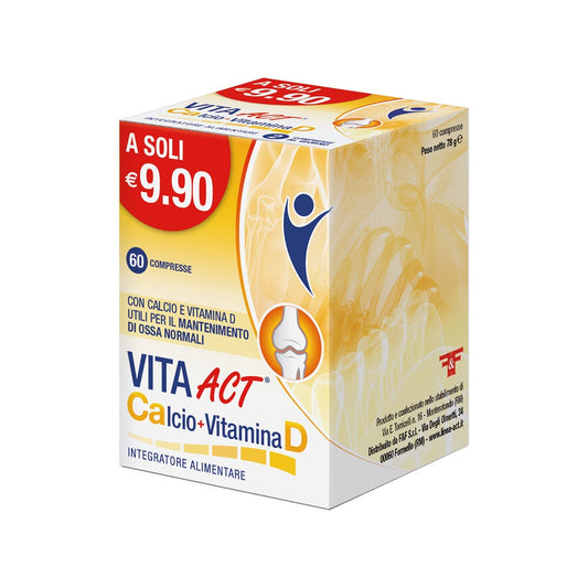 Vita Act Calcio + Vitamina D 60 Compresse