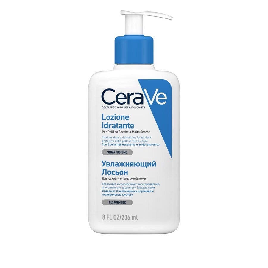 CeraVe Lozione Idratante Corpo Pelle da Secca a Molto Secca 236 ml