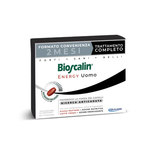 Bioscalin Energy Capelli Uomo 60 Compresse