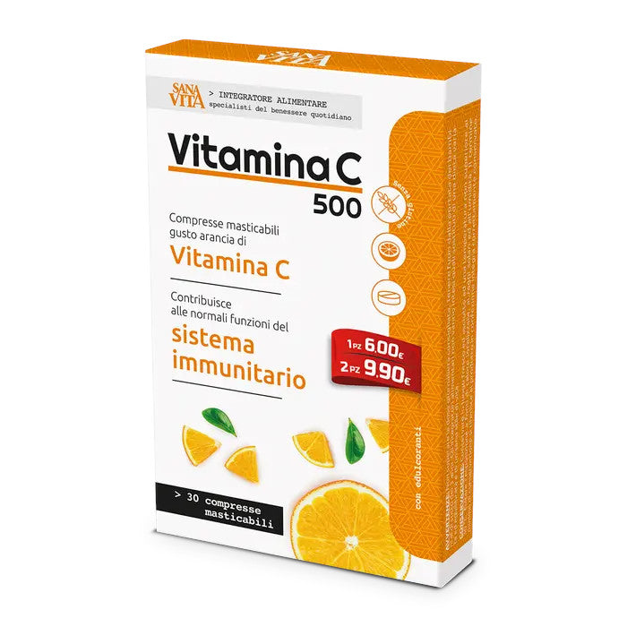 Sanavita Vitamina C 30 Compresse Masticabili