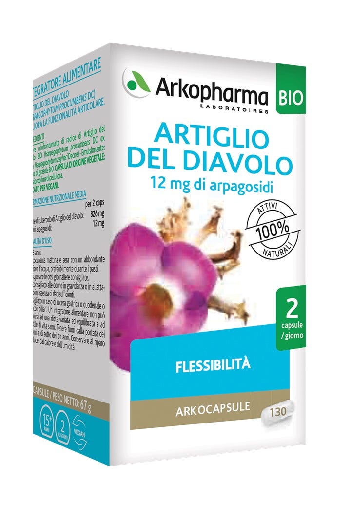 Arkopharma Artiglio Del Diavolo Bio 130 Capsule