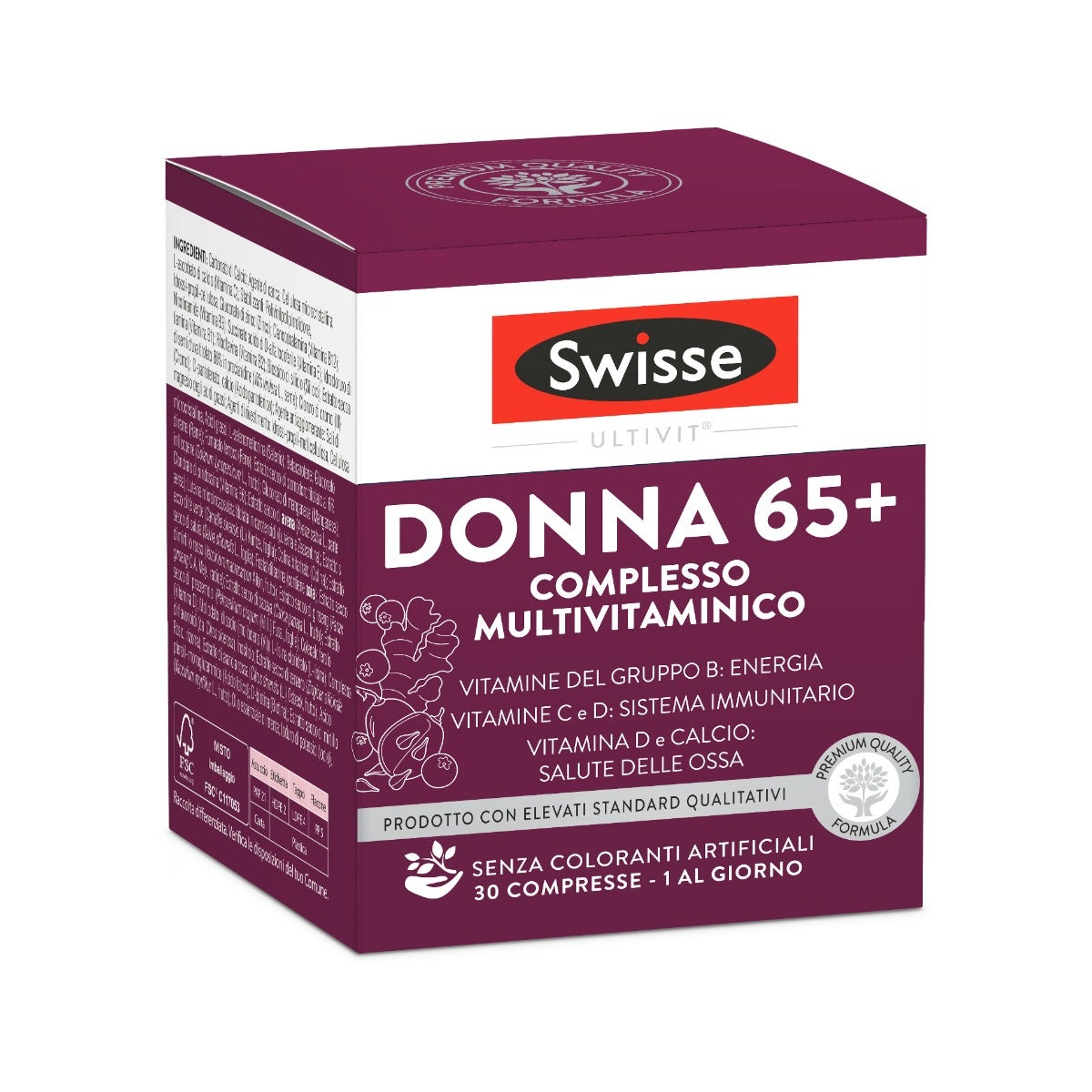 Swisse Donna 65+ Multivitaminico 30 Compresse