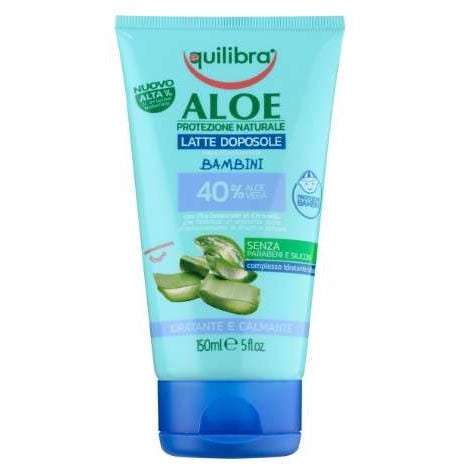 Equilibra Aloe Baby Latte Doposole Bambini 75ml