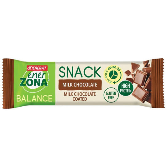 Enerzona Snack Milk Chocolate Barretta Da 33g