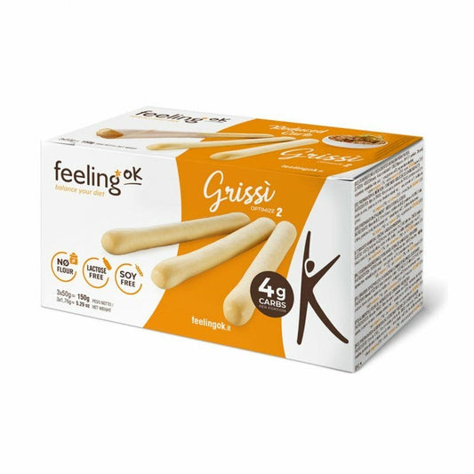 Feeling Ok Grissì +Fibre Sesamo 150g
