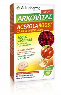 Arkopharma Acerola Boost 24 Compresse Vitamina C