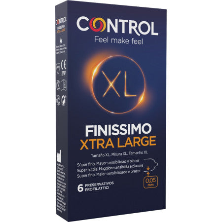 Control Preservativi Finissimo Original Xl 6 Pezzi