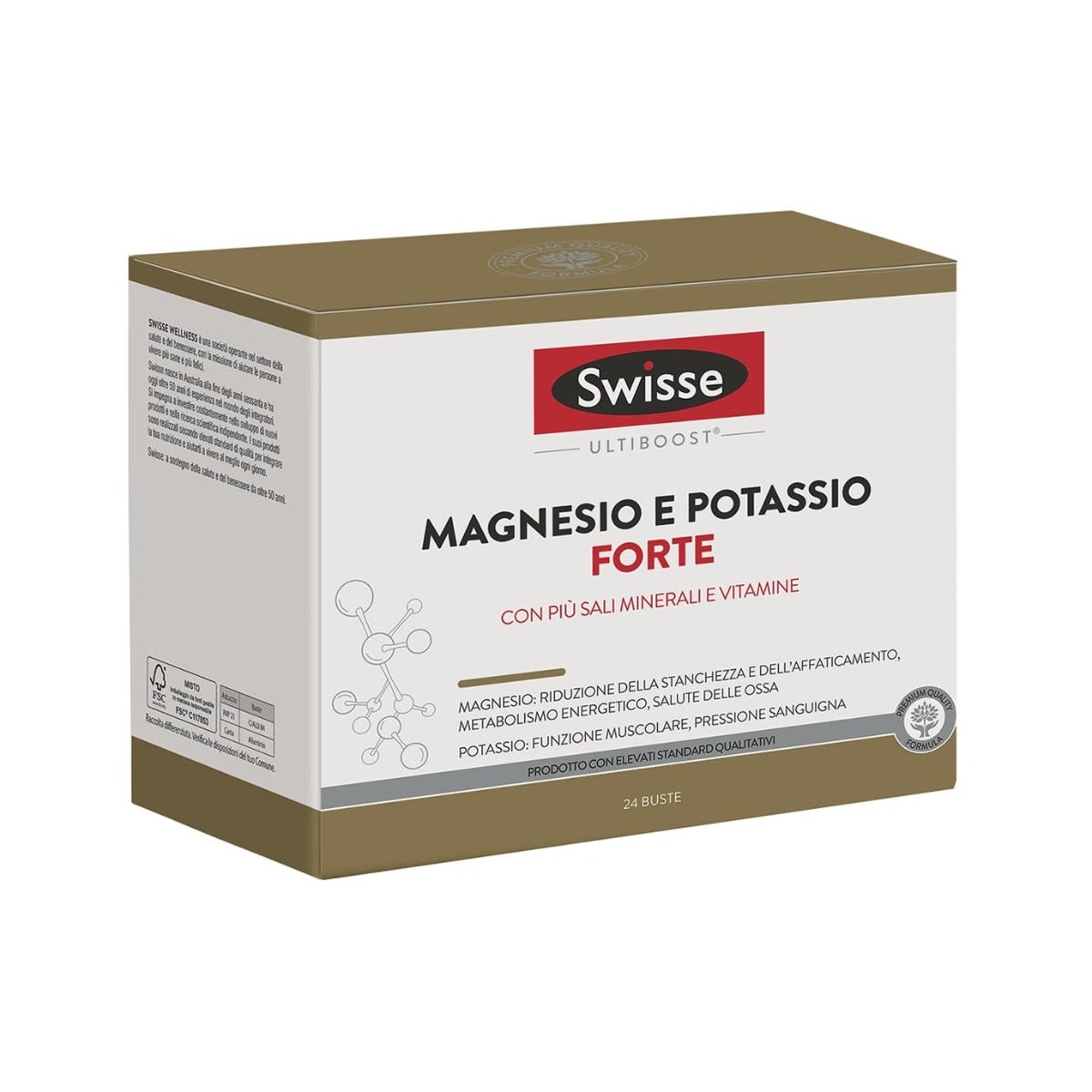 Swisse Magnesio Potassio Forte 24 Bustine