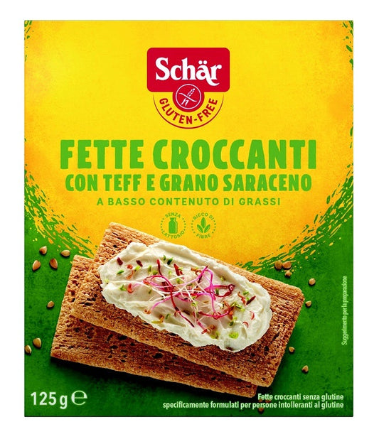 Schar Fette Croccanti Con Teff E Grano Saraceno Senza Lattosio 125g
