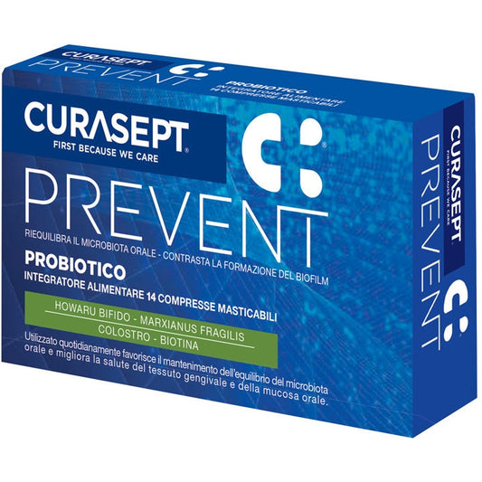 Curasept Prevent Probiotico 14 Compresse Masticabili
