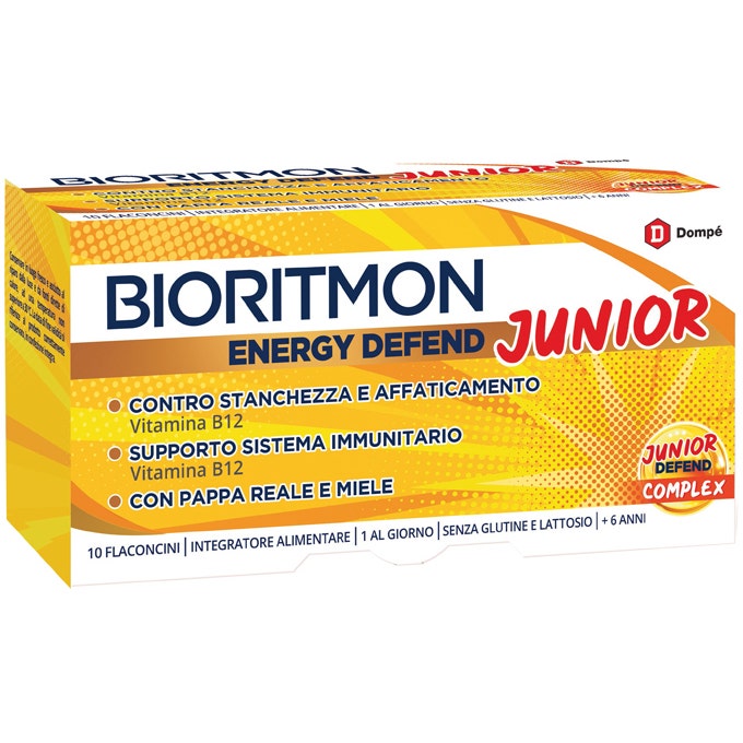 Bioritmon Energy Defend Junior 10 Flaconcini Da 10ml