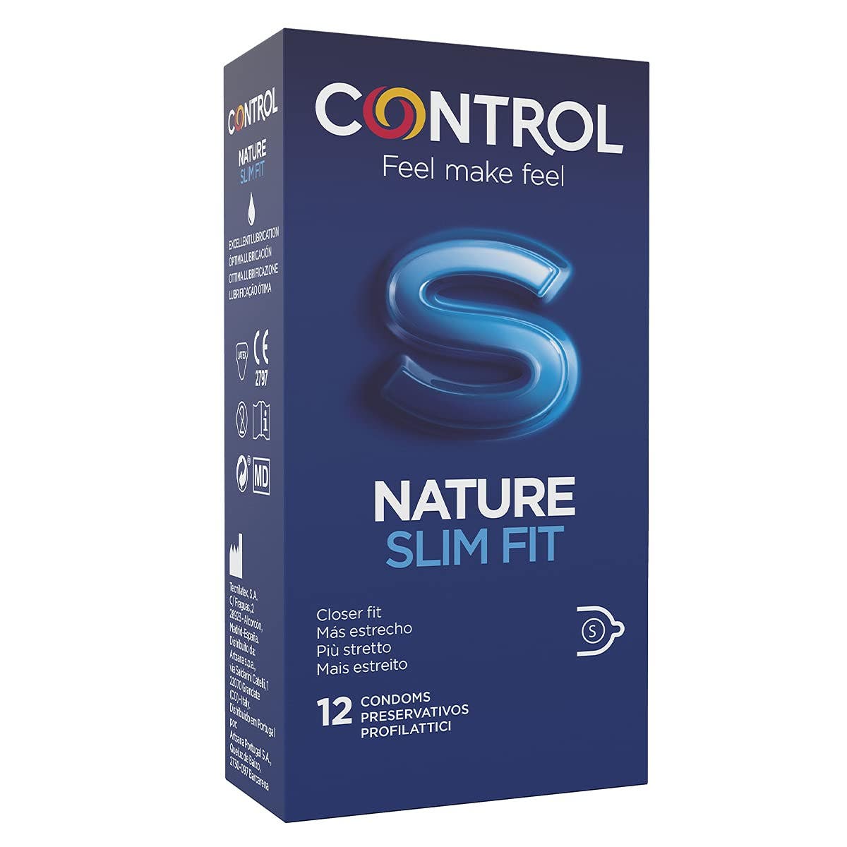 Control Nature Slim Fit 12 Profilattici