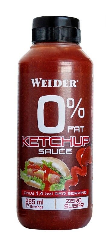 Weider 0% Fat Ketchup Sauce 265ml