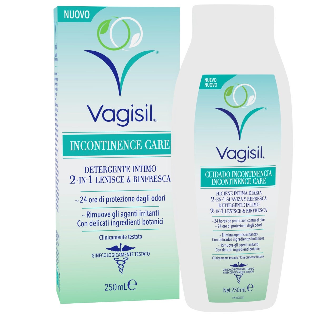 Vagisil Incontinence Care Detergente Intimo Lenisce E Rinfresca 250ml