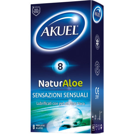 Akuel NaturAloe Preservativi 8 Pezzi