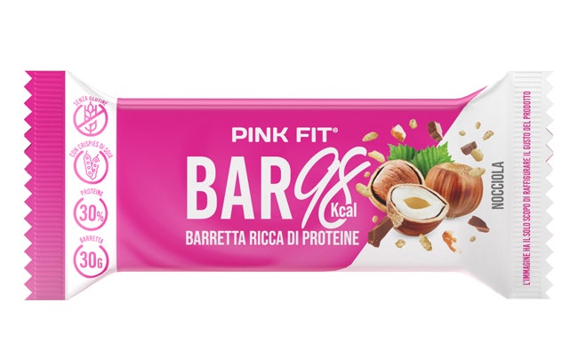 Proaction Pink Fit Bar 98 Nocciola Barretta 30g