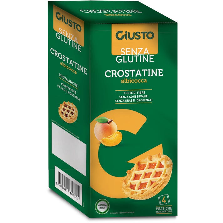 Giusto Senza Glutine Crostatina Albicocca 4x45g
