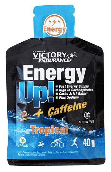 Weider Victory Endurance Energy UP! + Caffeine Gel Gusto Frutti Tropicali 40g