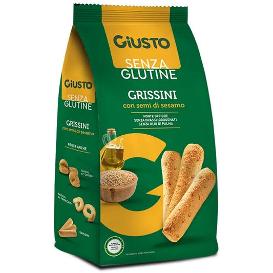 Giusto Senza Glutine Grissini Con Semi Di Sesamo 150g