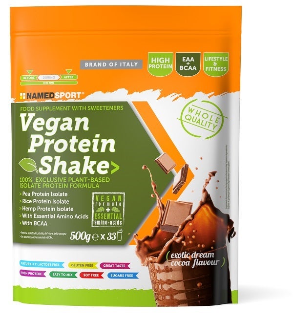 Named Sport Vegan Protein Shake Gusto Exotic Dream Cocoa 500g