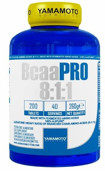 Yamamoto Bcaa PRO 8:1:1 Ajinomoto Ajipure 200 Compresse